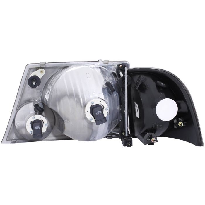 Anzo - Crystal Headlights Black w/ Corner Lights 2pc - 2002-2005 Explorer