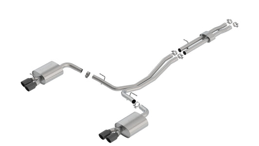 Borla - S-Type Cat-Back Exhaust - 2018-2019 Explorer Sport 3.5L EcoBoost
