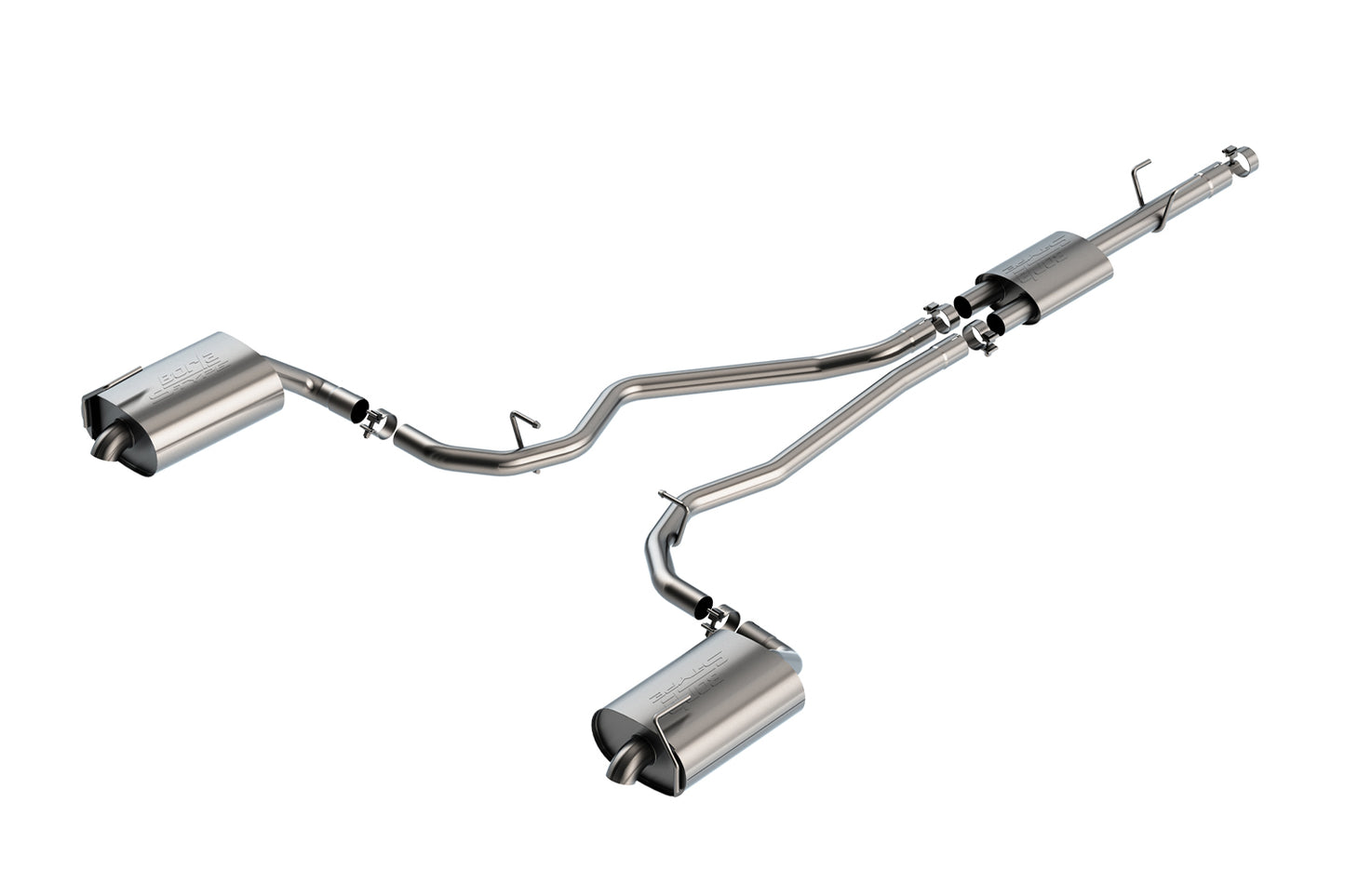 Borla - S-Type Cat-Back Exhaust - 2020-2025 Explorer XLT/Limited 2.3L EcoBoost
