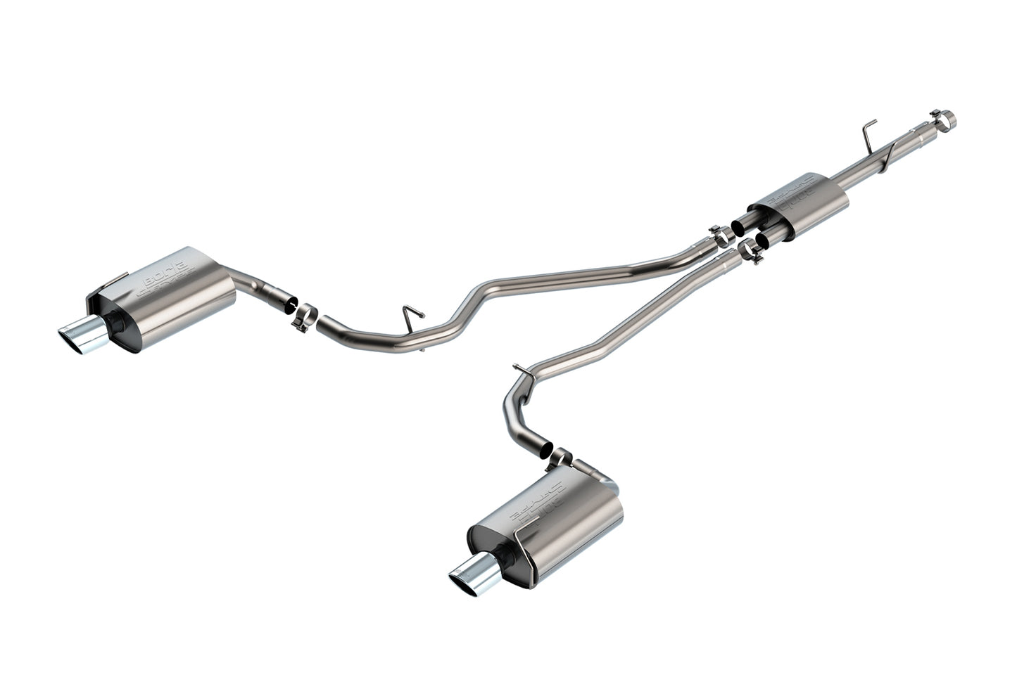 Borla - S-Type Cat-Back Exhaust - 2020-2025 Explorer Limited 2.3L EcoBoost
