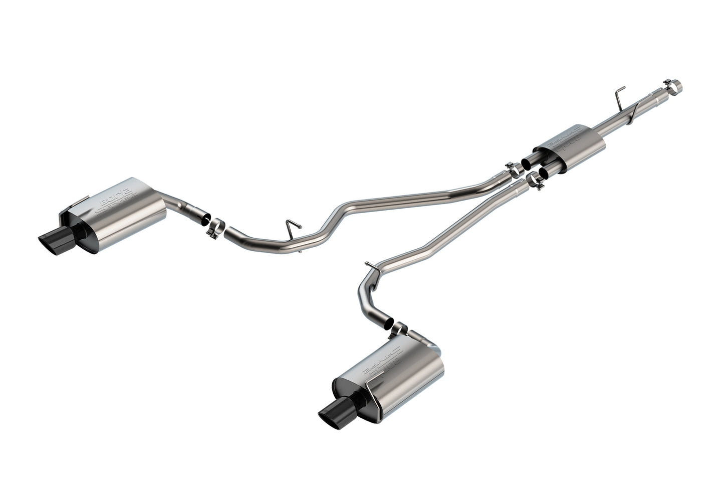 Borla - S-Type Cat-Back Exhaust - 2020-2025 Explorer Limited 2.3L EcoBoost