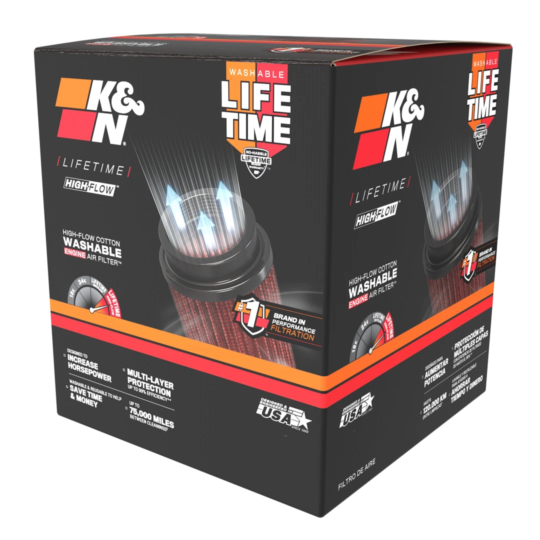 K&N E-0775 - E-Series Round Replacement Air Filter