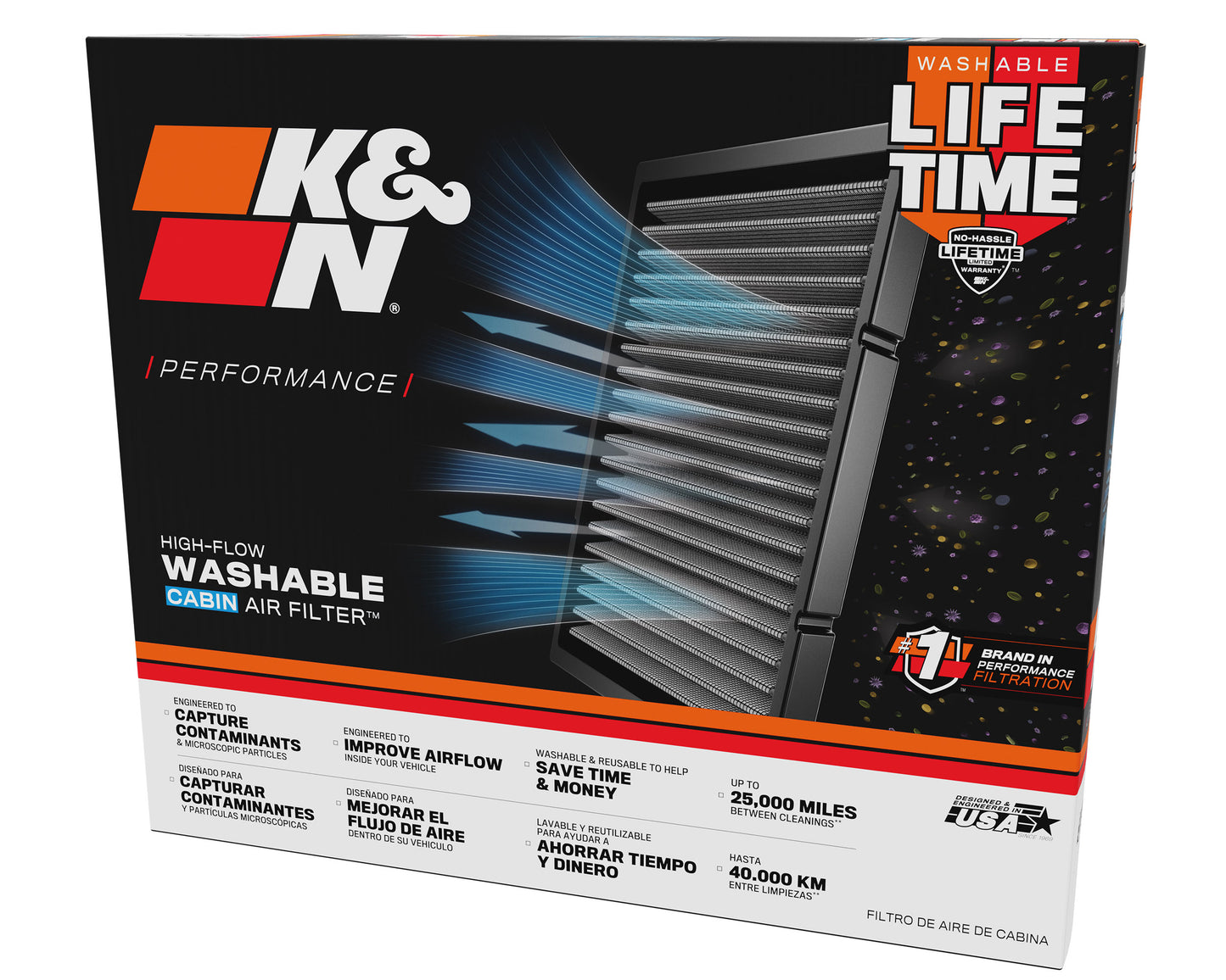 K&N VF2078 - Cabin Air Filter