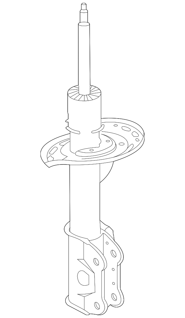 Motorcraft - Shock Absorber Assembly Front Right (ASH-85989) - 2020+ Explorer PIU