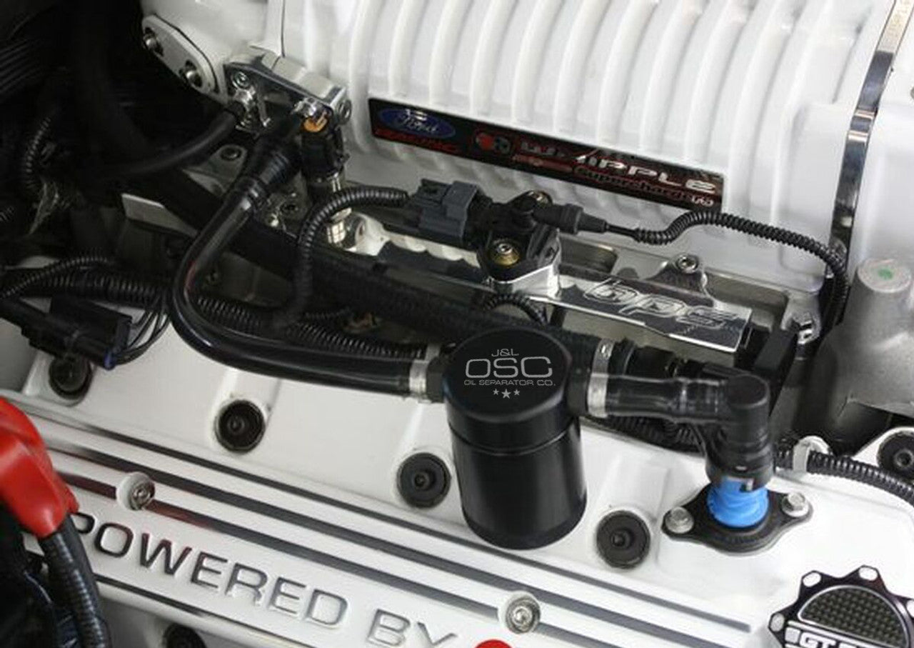 J&L - Oil Separator 3.0 Passenger Side - 2007-2014 Mustang GT500