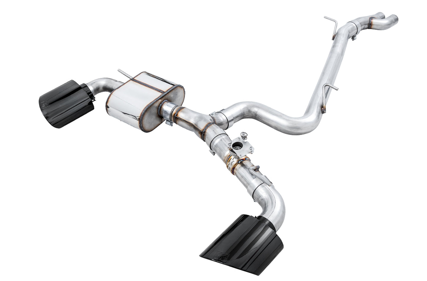 AWE - SwitchPath Exhaust Diamond Black RS-style Tips - 2017-2020 Audi 8V RS3