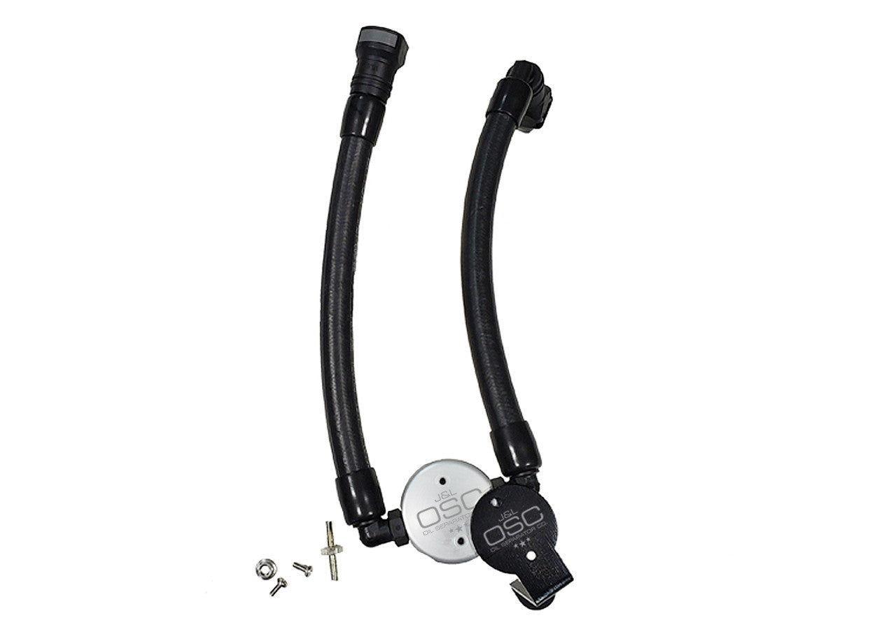 J&L - Oil Separator 3.0 Passenger Side (Remote Mount) - 2007-2014 Mustang GT500