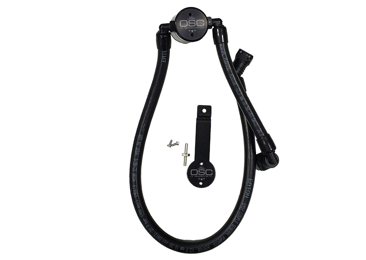 J&L - Oil Separator 3.0 Passenger Side (Remote Mount) - 2011-2014 Mustang GT