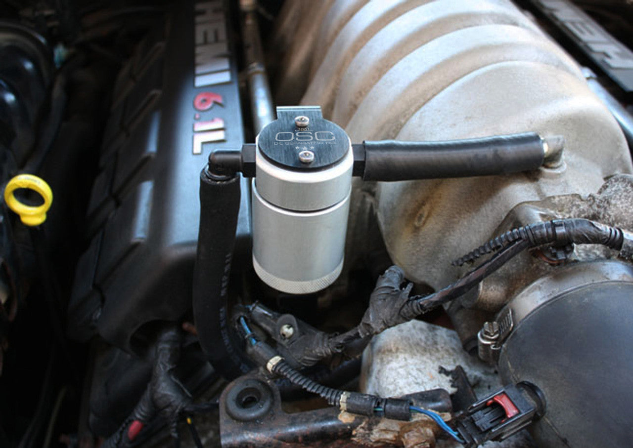 J&L - Oil Separator 3.0 Passenger Side - 2005-2010 6.1L Hemi SRT8 Charger, Challenger, 300C, Magnum & Jeep