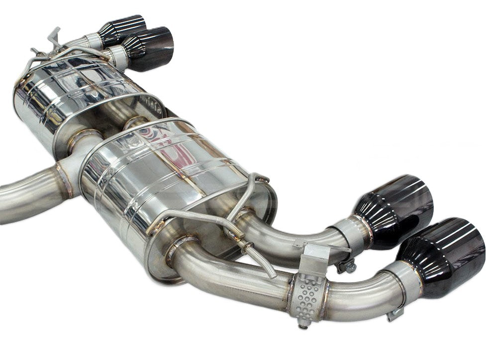 Invidia - R400 Series Cat-Back Stainless Exhaust System - Single Layer Black Tips