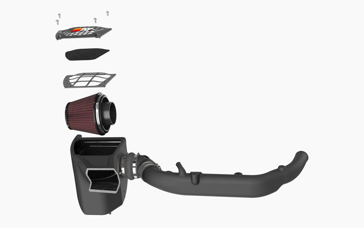 K&N 63-2619 - 63 Series AirCharger Cold Air Intake System - 2.7L EcoBoost