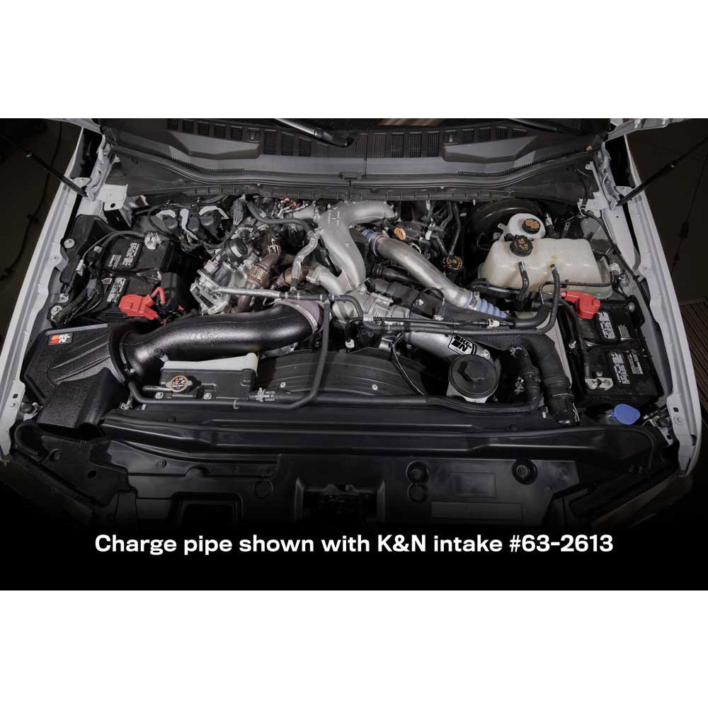 K&N 77-1002KC - Aluminum Charge Pipe Kit - 2017-2025 Ford F-250/F-350 6.7L Diesel