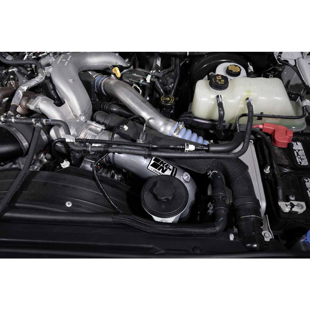K&N 77-1002KC - Aluminum Charge Pipe Kit - 2017-2025 Ford F-250/F-350 6.7L Diesel