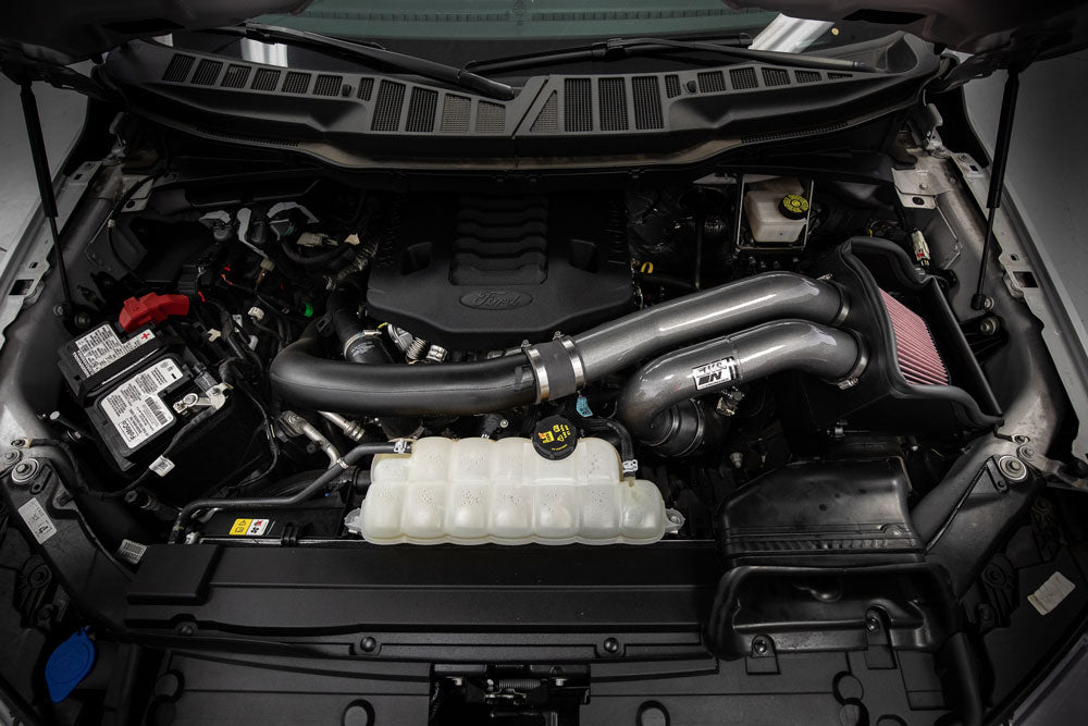 K&N 77-2617KC - 77 Series High-Flow Performance Cold Air Intake System - 2015-2025 Ford F-150 2.7L/3.5L EcoBoost