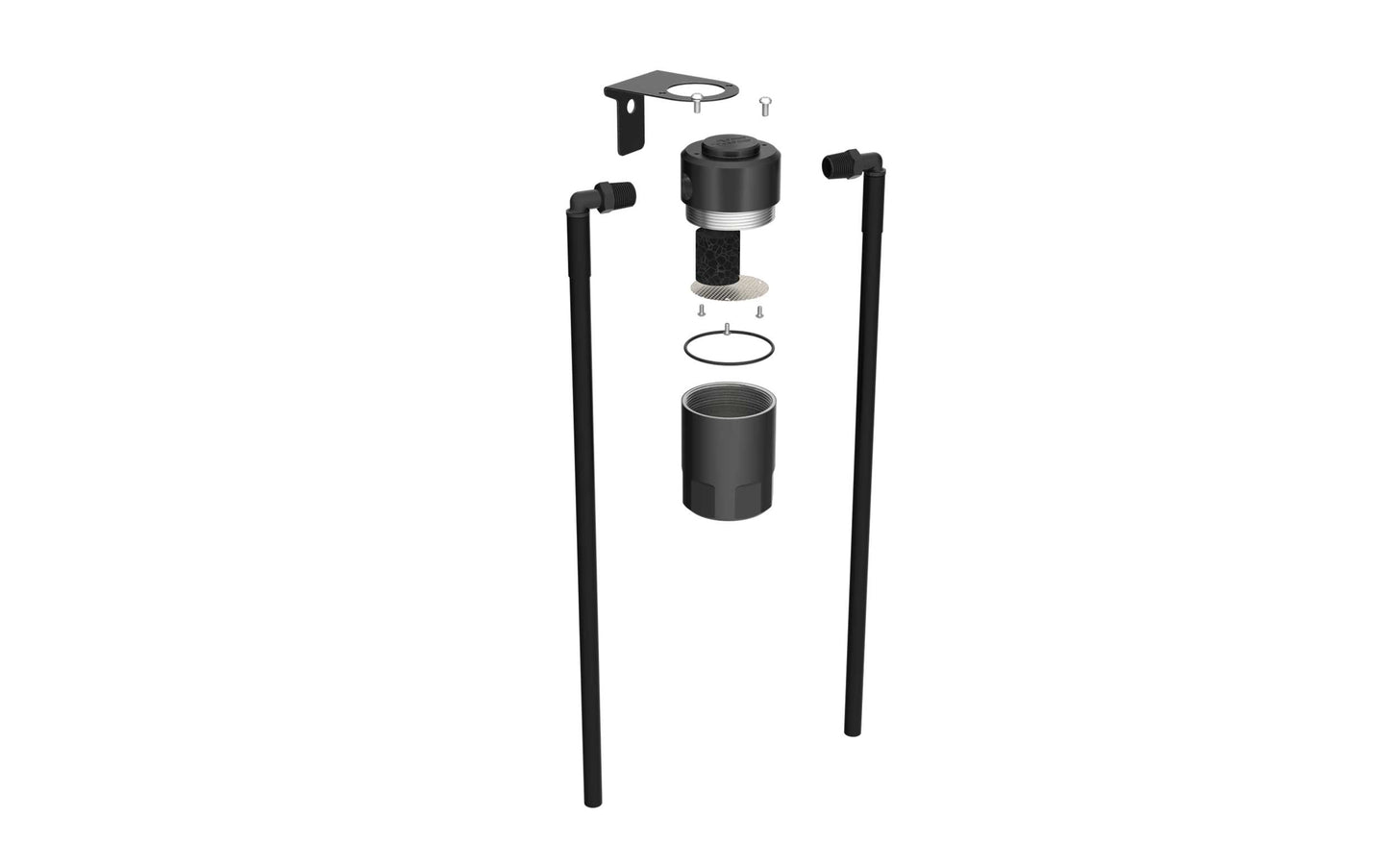 K&N 81-0808 - 6 oz. Oil Catch Can Separator