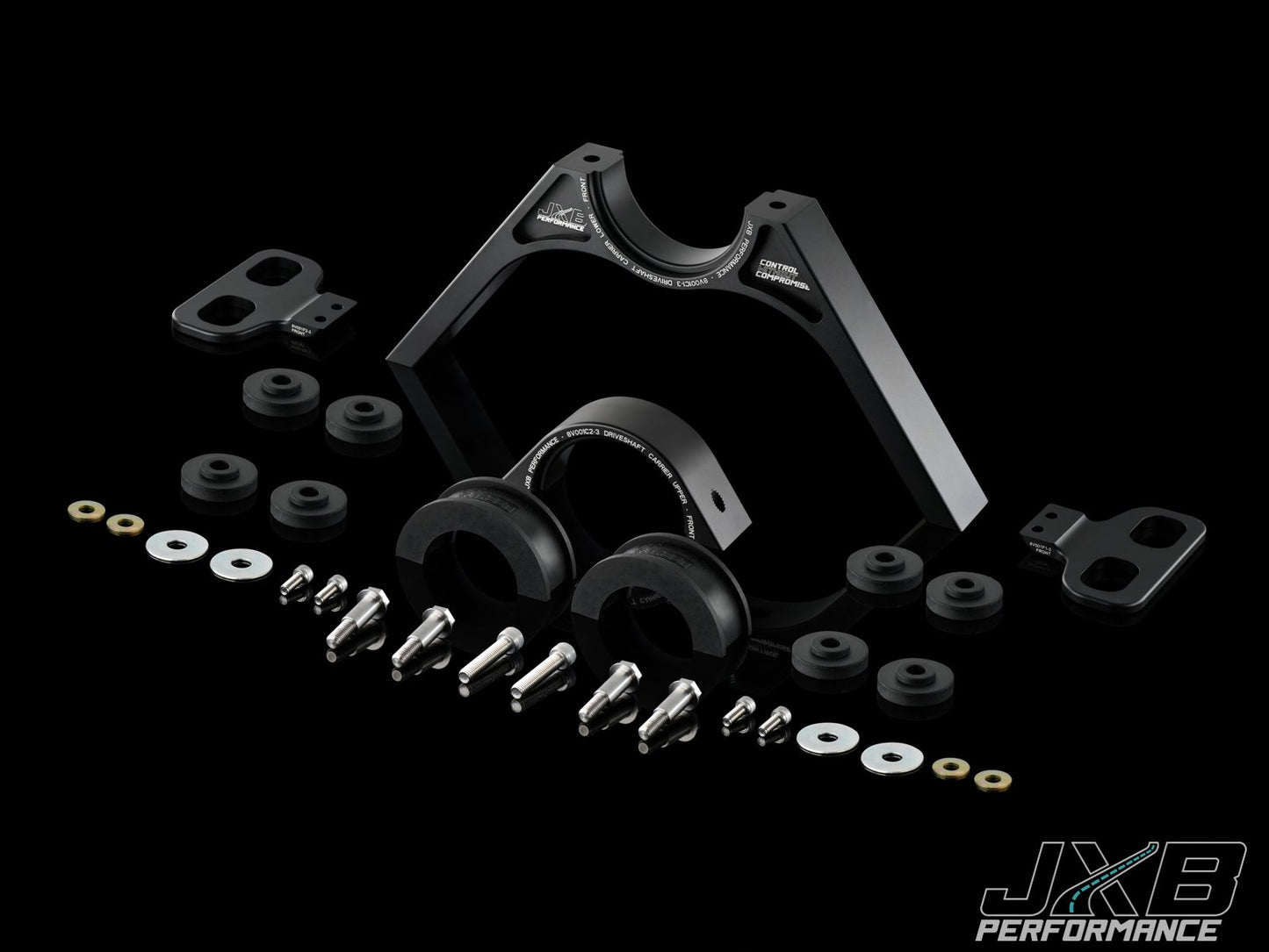 JXB - Driveshaft Center Support Bearing Carrier Upgrade - Audi 8V/8Y A3/S3/RS3, 8S TT/TTS/TTRS