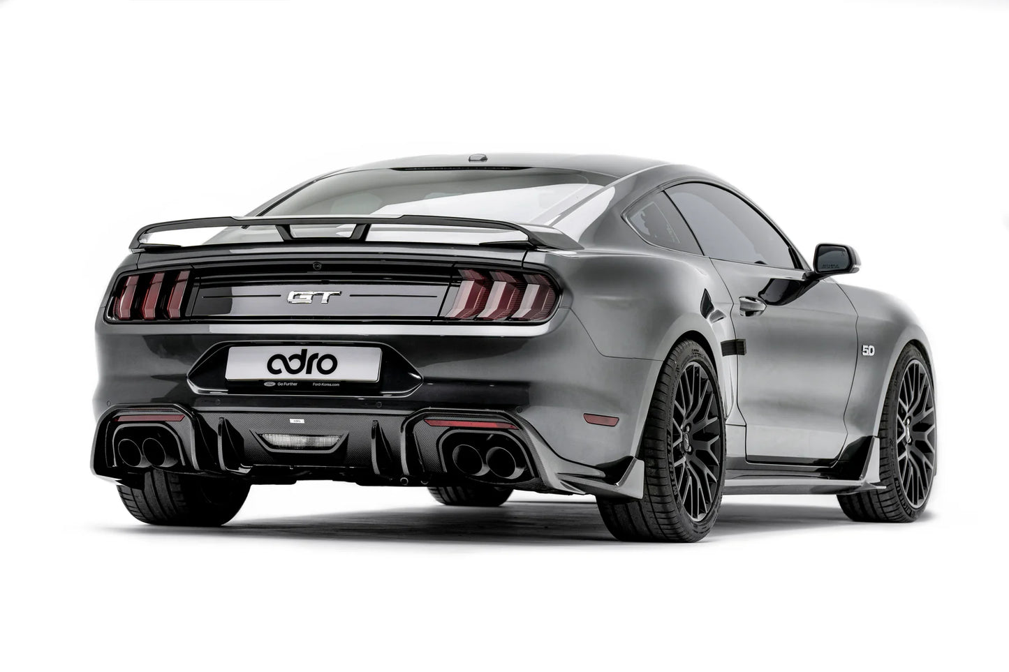 adro - Carbon Fiber Rear Diffuser - 2018-2023 Mustang