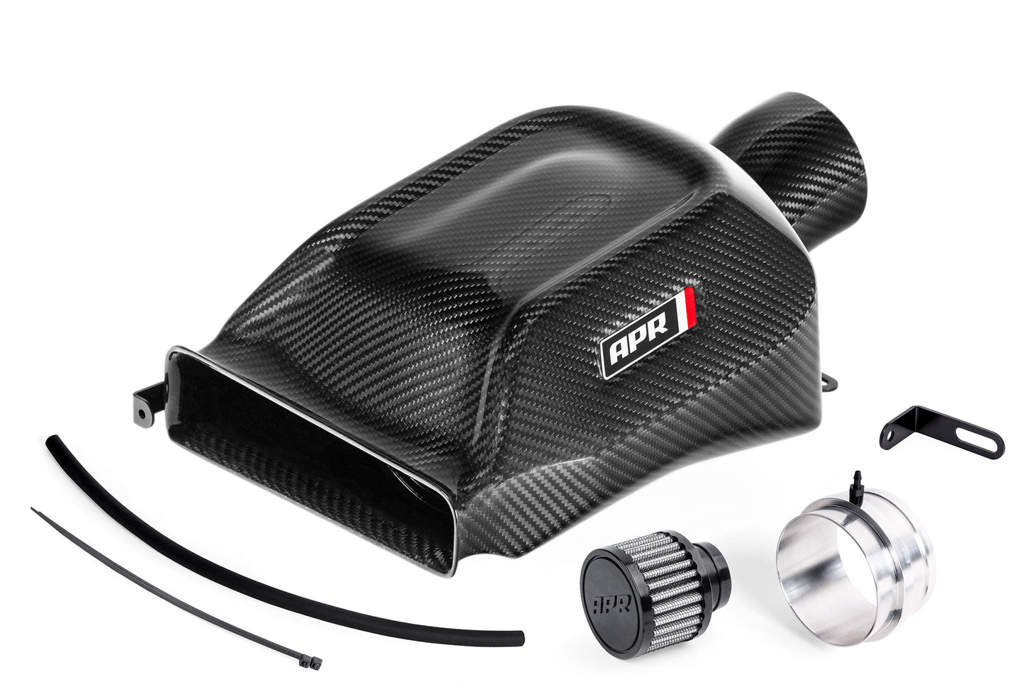 APR VKAPRCI3520E35C20A - Carbon Fiber Intake System - Front Airbox with Gen 3 Adapter, Passat Adapter, and SAI Filter - 1.8T/2.0T EA888 PQ35 PLATFORM