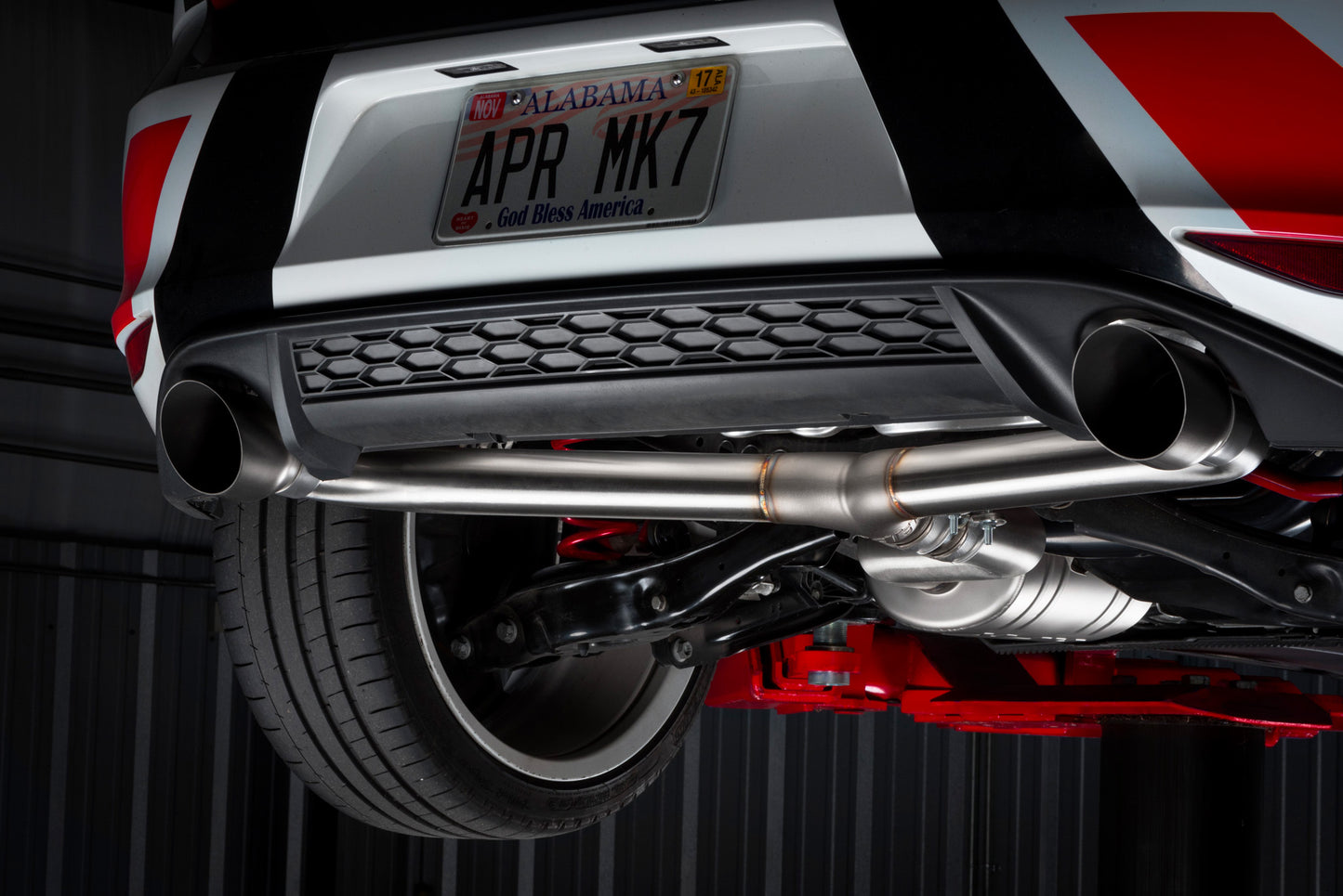APR CBK0007 - Catback Exhaust System (w/ Front Muffler) - GTI (MK7.5)