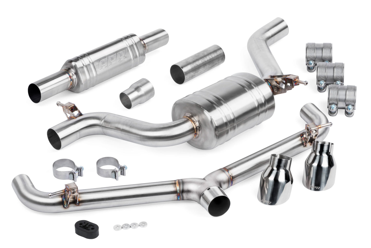 APR CBK0008 - Catback Exhaust System (w/ Front Muffler) - GTI (MK7)