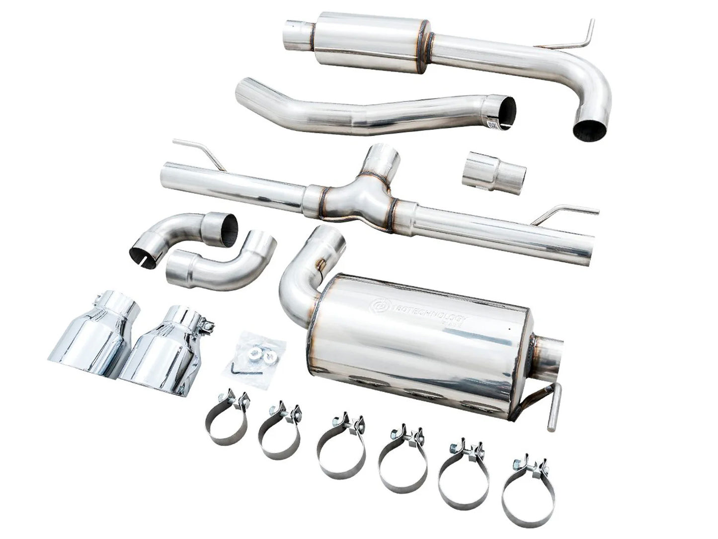 AWE - Touring Edition Cat-Back Exhaust System - Chrome Silver Tips
