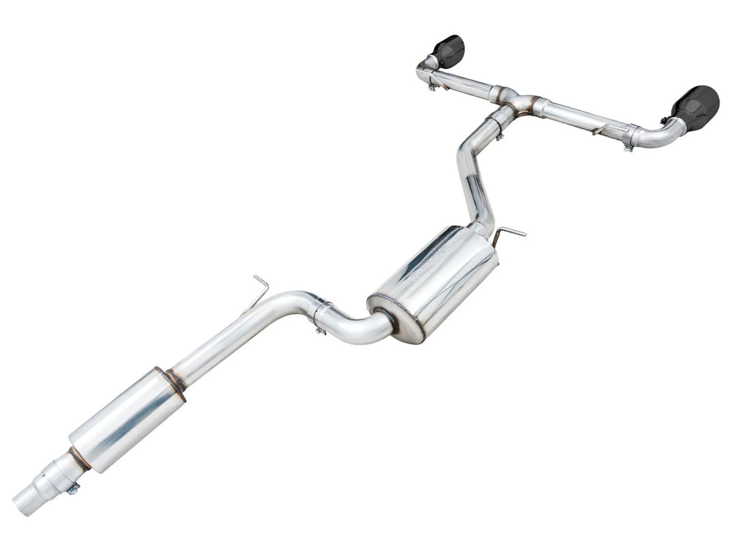 AWE - Touring Edition Cat-Back Exhaust System - Diamond Black Tips