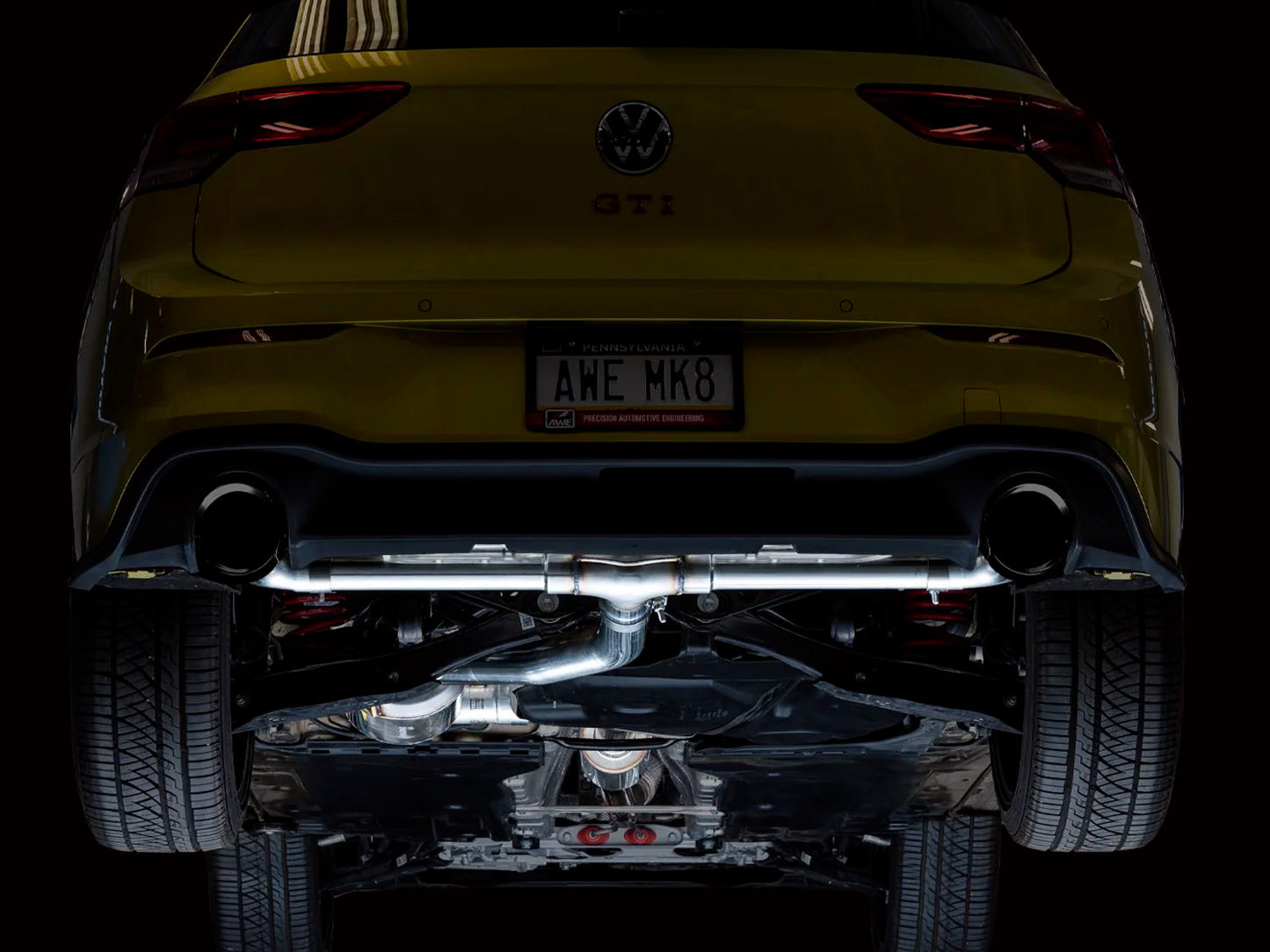 AWE - Touring Edition Cat-Back Exhaust System - Diamond Black Tips