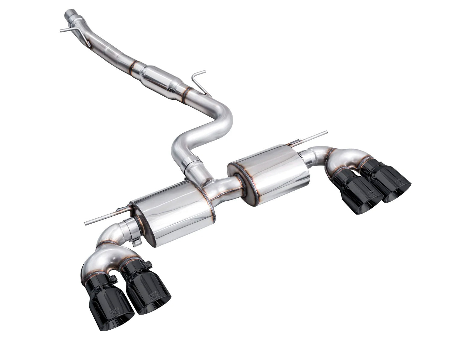 AWE - Touring Edition Cat-Back Exhaust System - Diamond Black Tips
