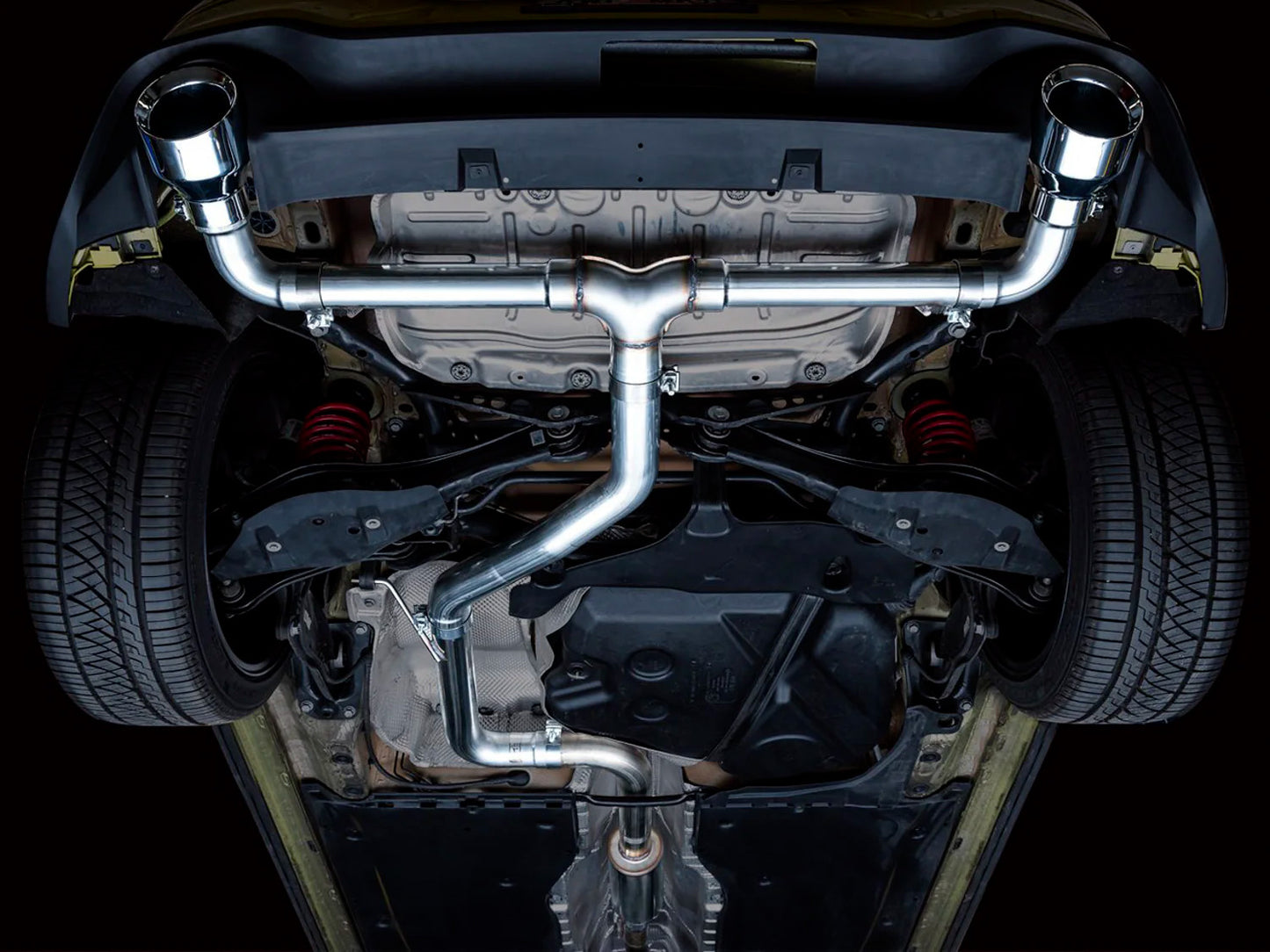 AWE - Track Edition Cat-Back Exhaust System - Chrome Silver Tips