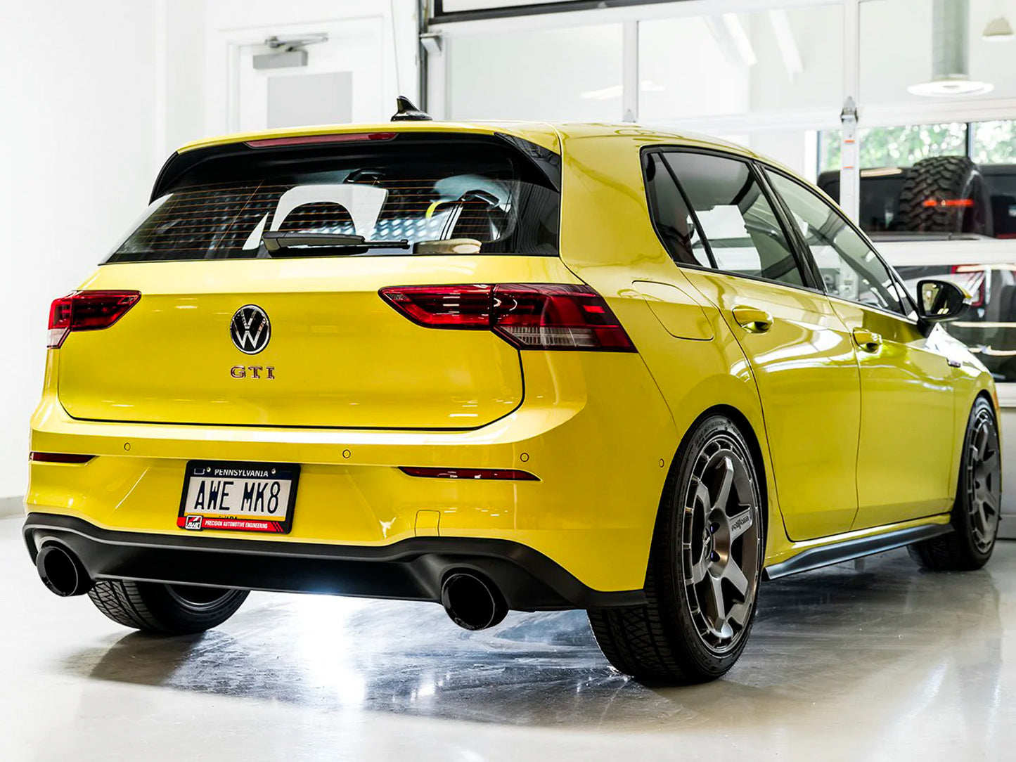 AWE - Track Edition Cat-Back Exhaust System - Diamond Black Tips