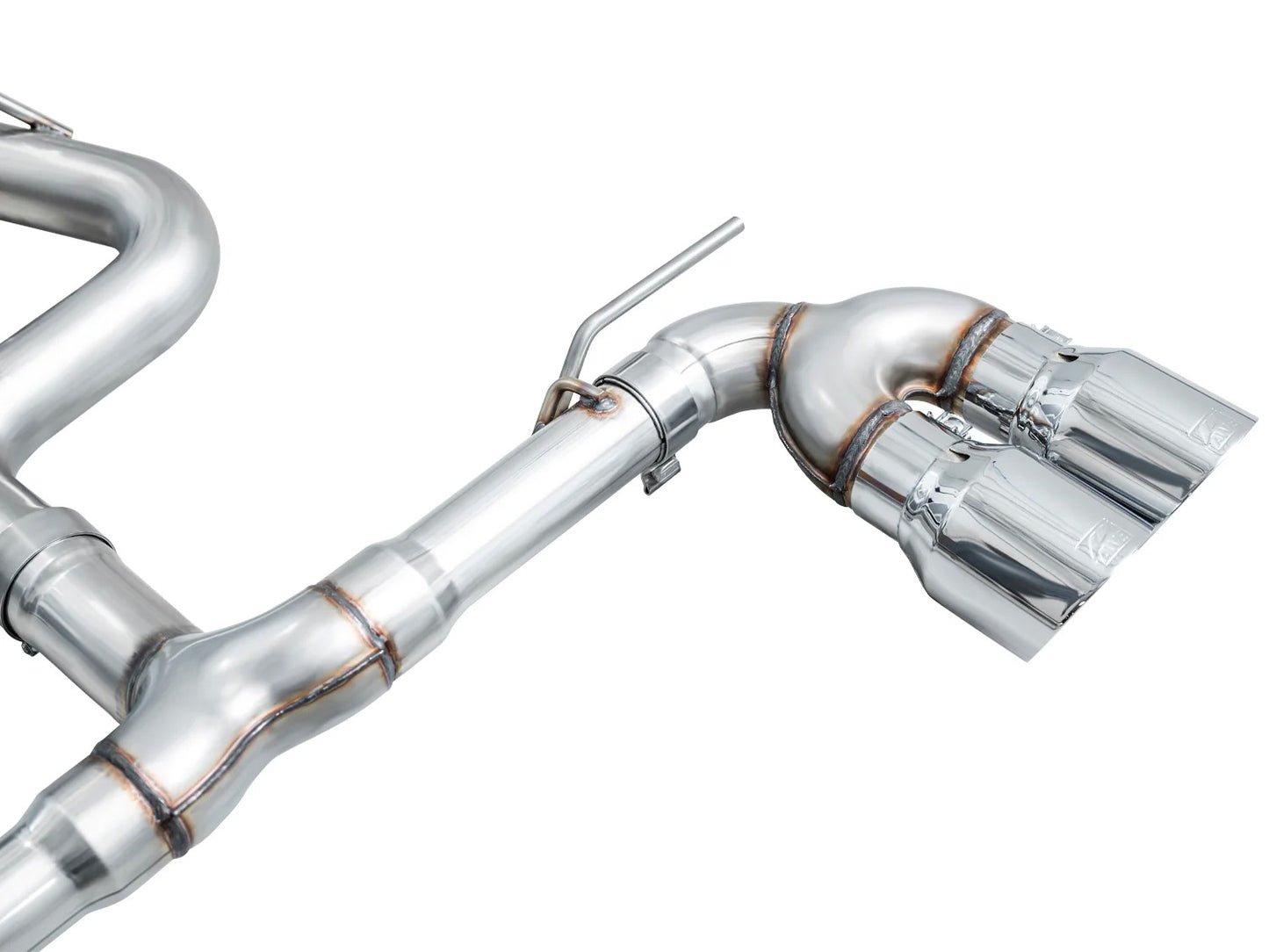 AWE - Track Edition Cat-Back Exhaust System - Chrome Silver Tips