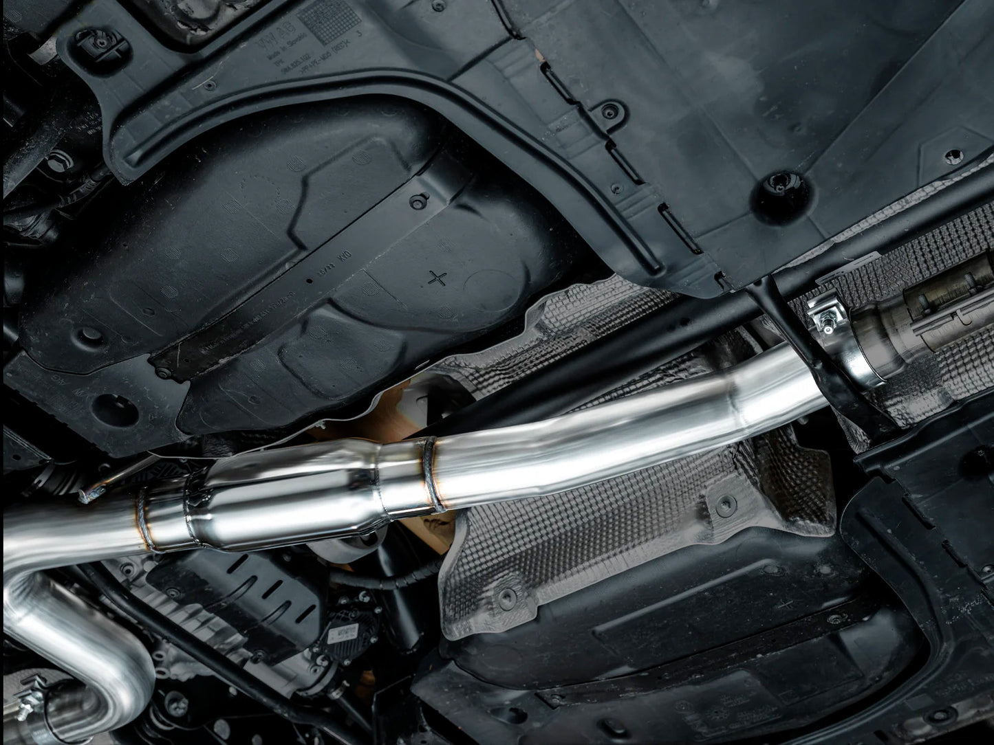 AWE - Track Edition Cat-Back Exhaust System - Diamond Black Tips