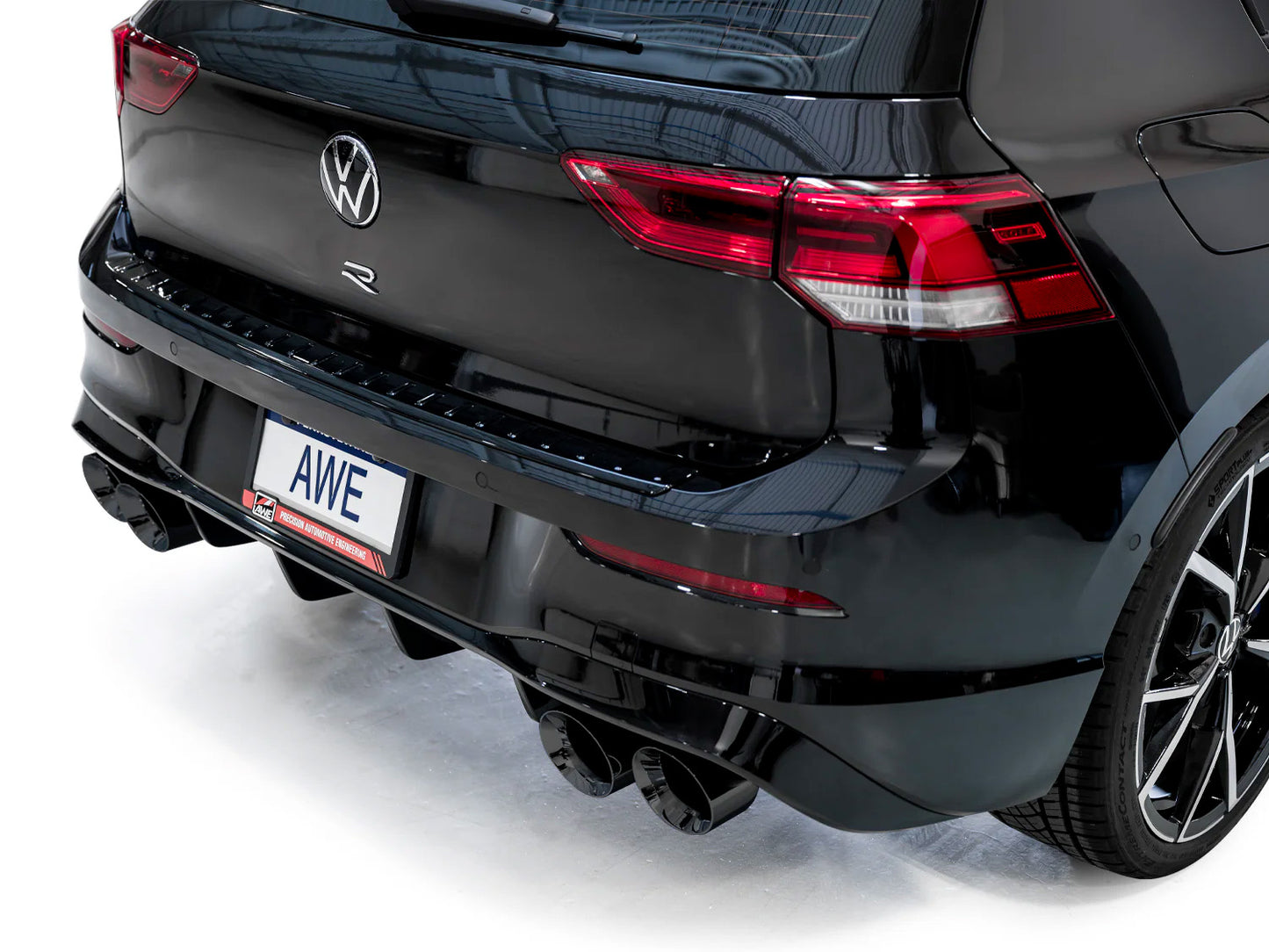 AWE - Track Edition Cat-Back Exhaust System - Diamond Black Tips