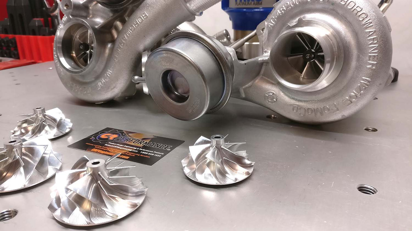 CR Performance - Stage-4 46/45mm Upgraded Turbo Set - 2020-2024 Explorer 3.0L EcoBoost