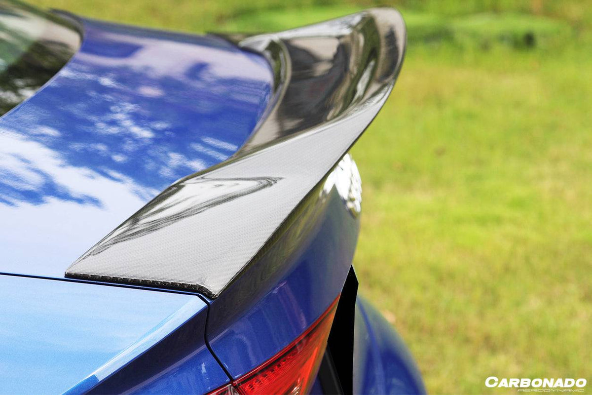 Carbonado - RT Style Carbon Fiber Trunk Spoiler - 2013-2020 Audi S3/ A3 /RS3 Sedan