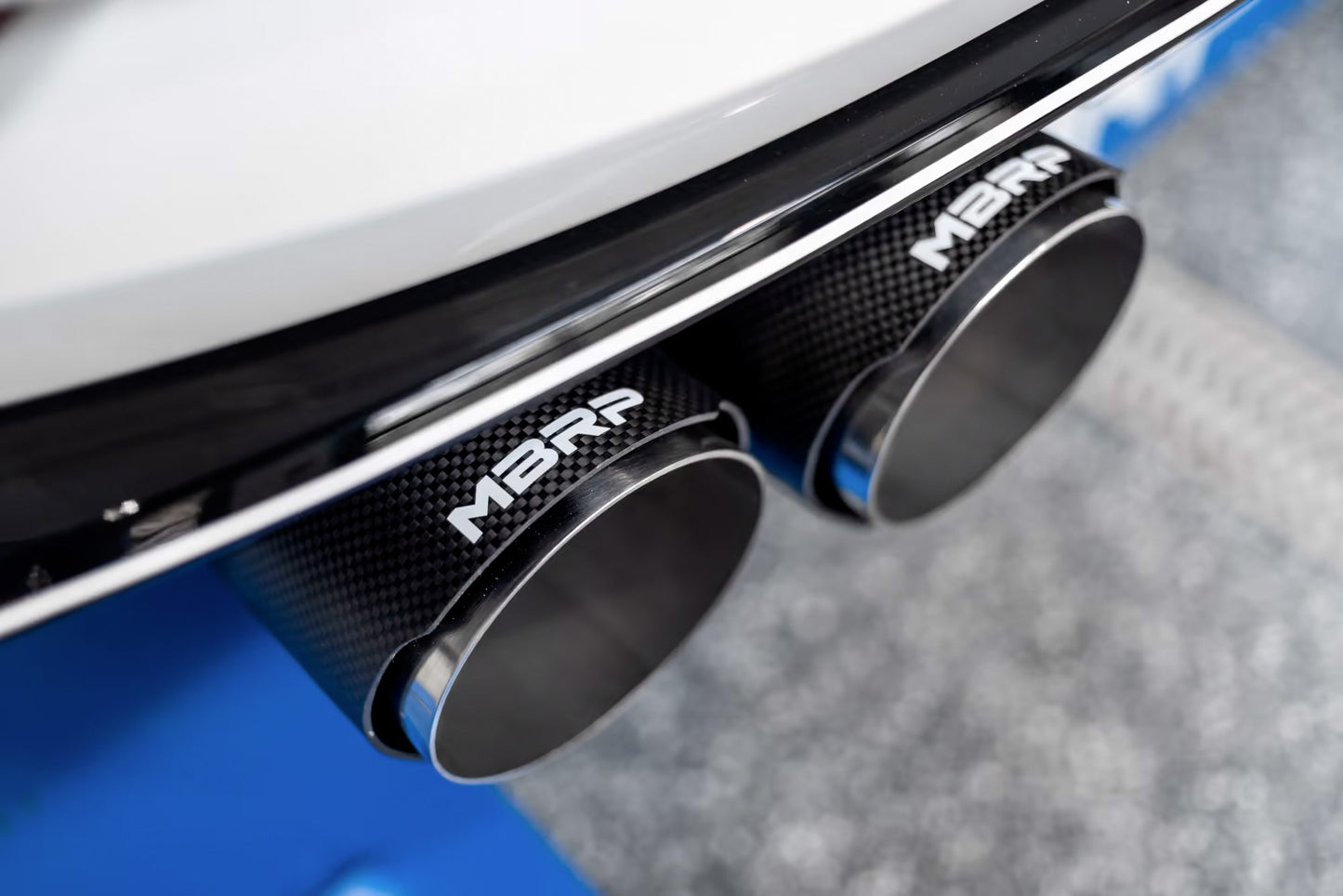 MBRP - ARMOR PRO Cat-Back Stainless Exhaust System - Carbon Fiber Tips
