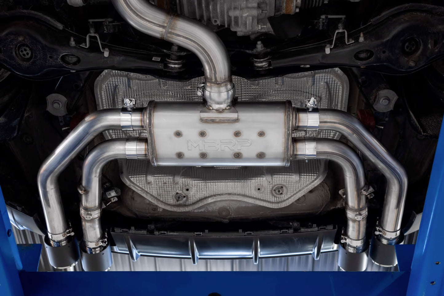 MBRP S46043CF - ARMOR PRO Cat-Back Stainless Exhaust System