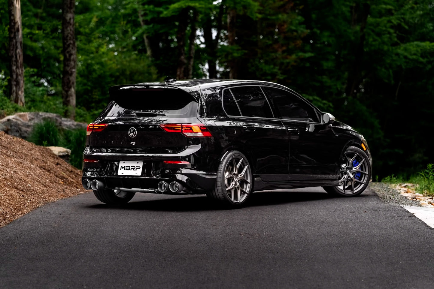 MBRP - ARMOR PRO Cat-Back Stainless Exhaust System - Carbon Fiber Tips