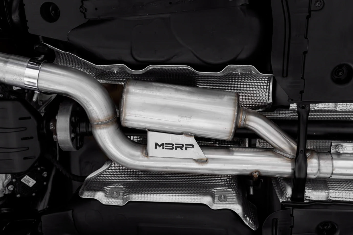 MBRP - ARMOR PRO Cat-Back Stainless Exhaust System - Carbon Fiber Tips