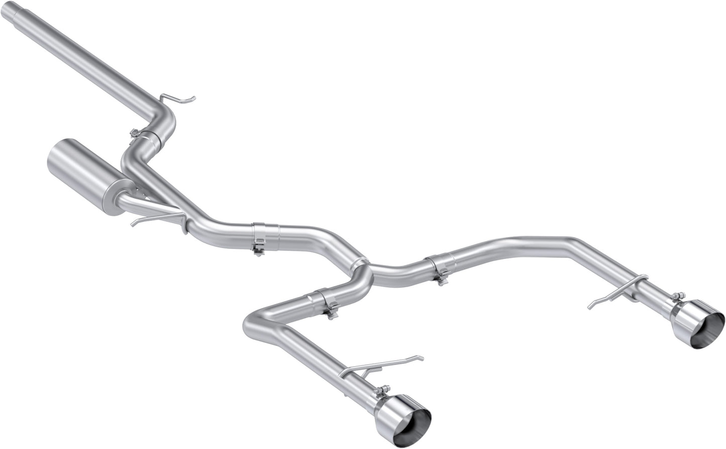 MBRP - ARMOR PRO Cat-Back Stainless Exhaust System - Stainless Steel Tips