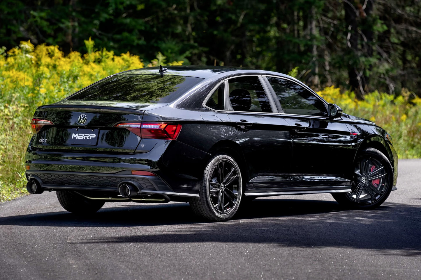 MBRP - ARMOR PRO Cat-Back Stainless Exhaust System - Carbon Fiber Tips