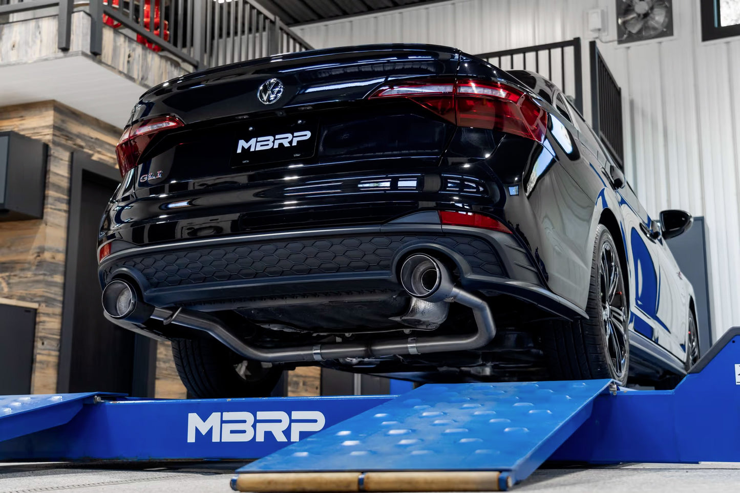 MBRP - ARMOR PRO Cat-Back Stainless Exhaust System - Carbon Fiber Tips