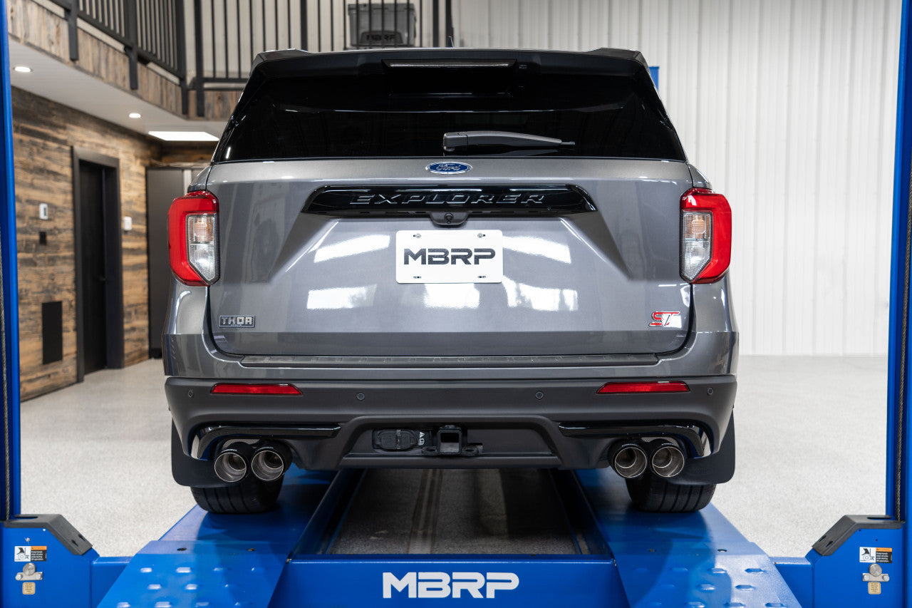 MBRP - 2.5" Axle-Back Exhaust (Carbon Fiber Tips) - 2020+ Explorer ST