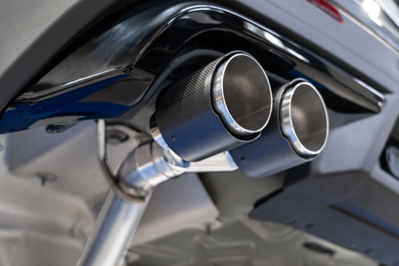 MBRP - 2.5" Axle-Back Exhaust (Carbon Fiber Tips) - 2020+ Explorer ST