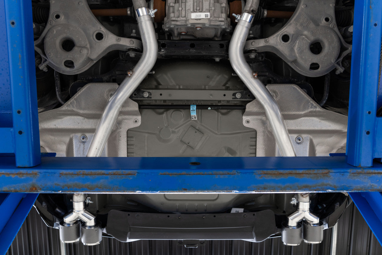 MBRP - 2.5" Axle-Back Exhaust (Carbon Fiber Tips) - 2020+ Explorer ST