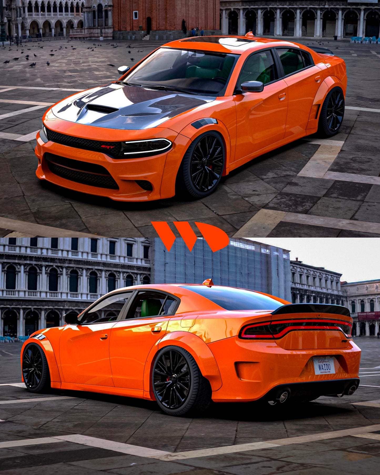 WAIDO - Widebody OEM Style - Dodge Charger SRT (PRE-ORDER)