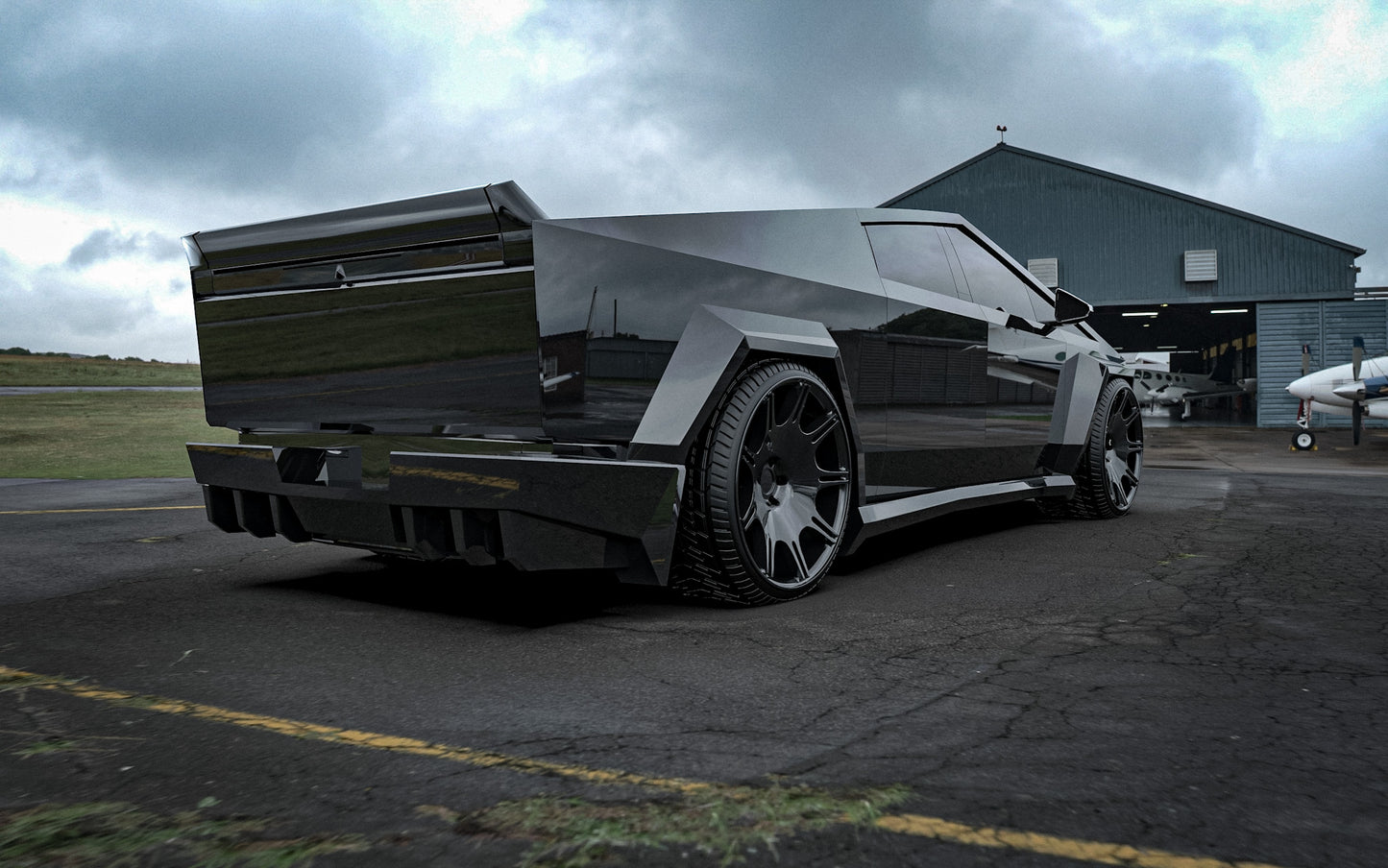 WAIDO - Rear Top Spoiler - Tesla Cybertruck