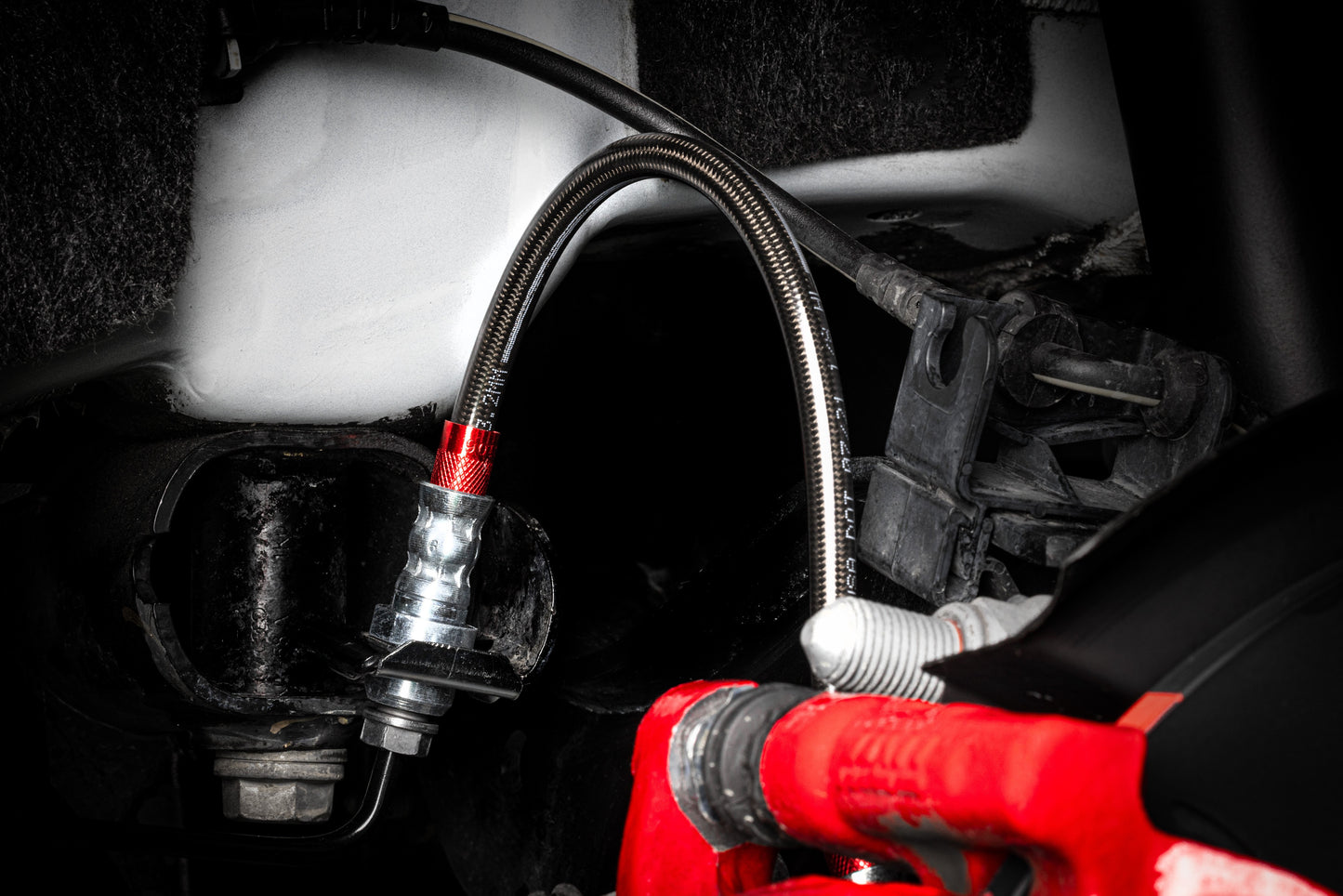 APR - Braided Stainless Steel Brake Lines (Set of 2) - Rear