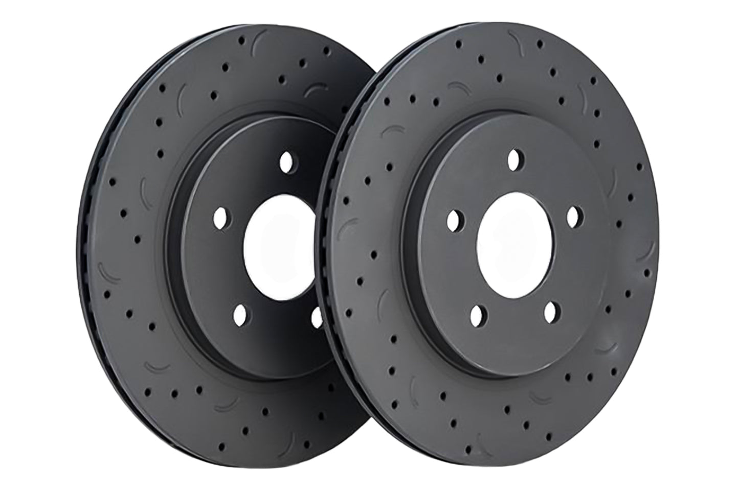 Hawk - Talon Drilled/Slotted Rear Brake Rotors - 2011-2019 Explorer