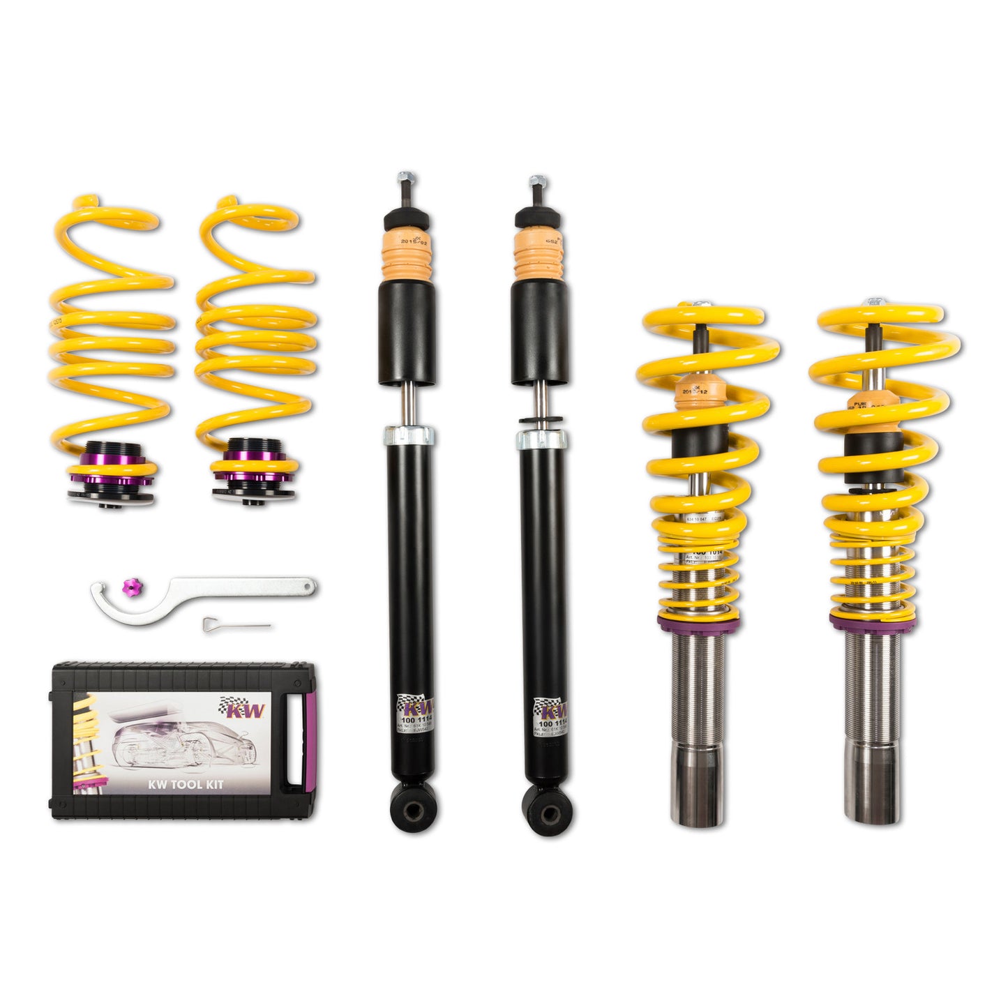 KW Suspensions - V1 Coilover Kit - 2009-2017 Audi A4/A5/S4/S5; 2013-2015 Audi RS5 w/o electronic damping control